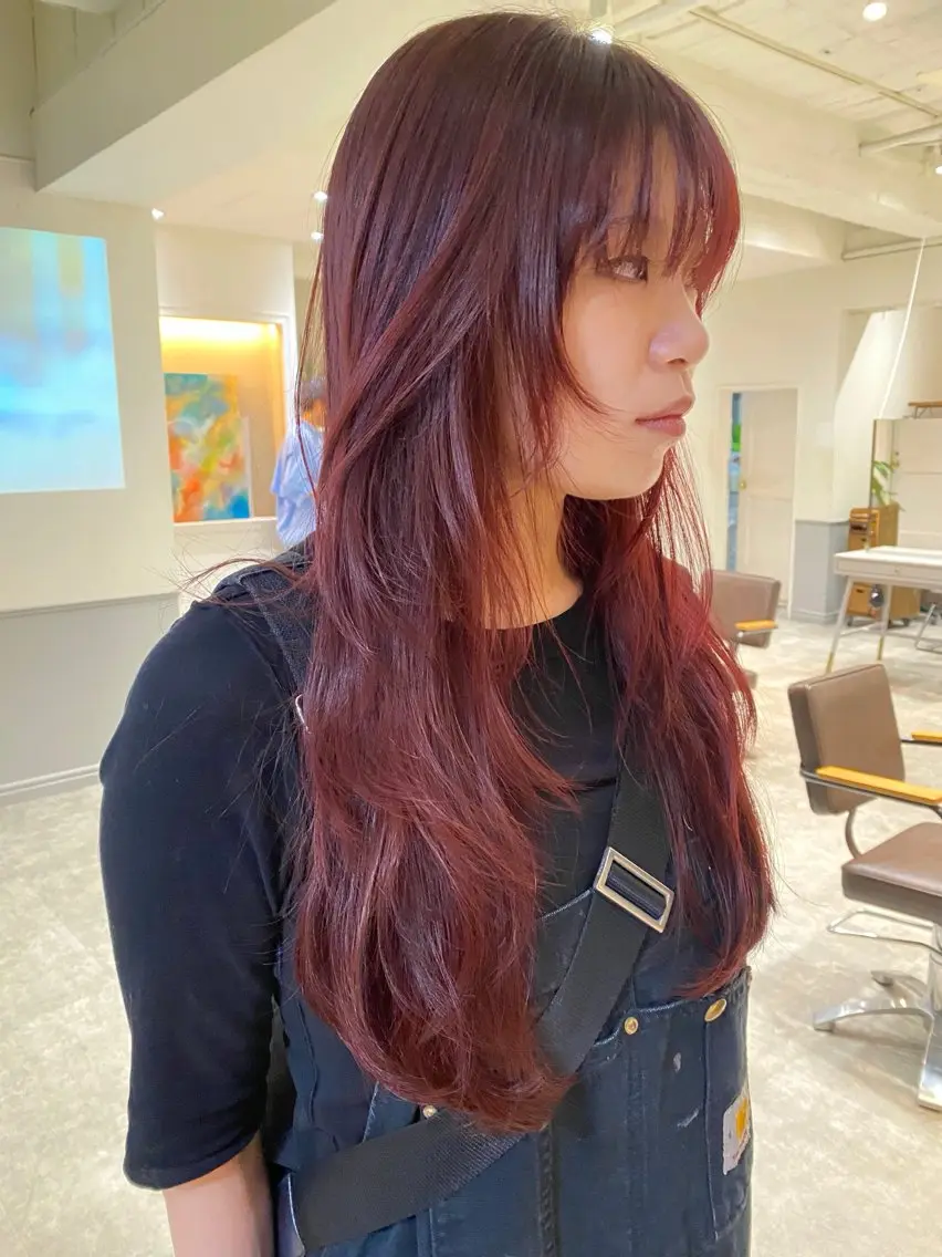 ロング 薄暮 マツイ　レンのヘアスタイル