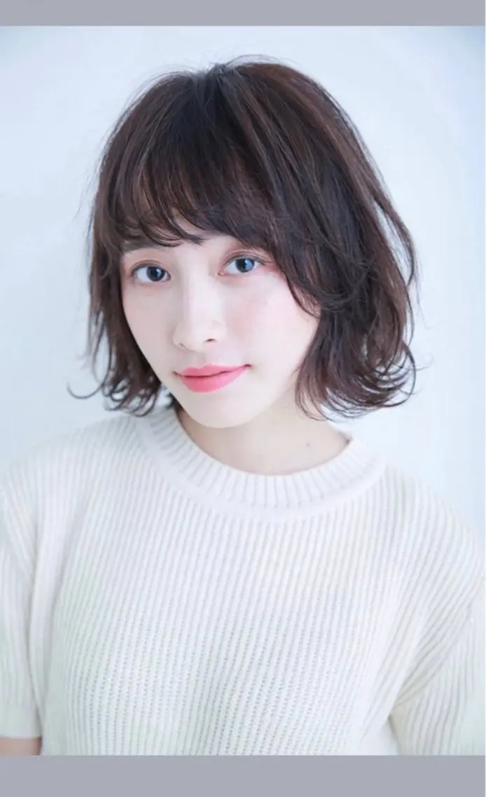 ミディアム カラー ブリーチ ブリーチなしカラー Nol  円山 村上 心のヘアスタイル