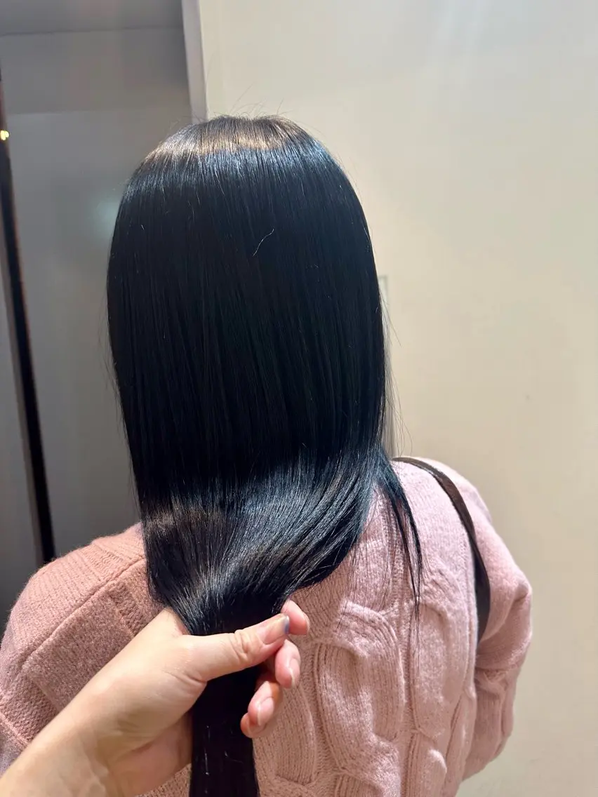 ロング 縮毛矯正 縮毛矯正+モテカラー 🎀✨MIHOのヘアスタイル