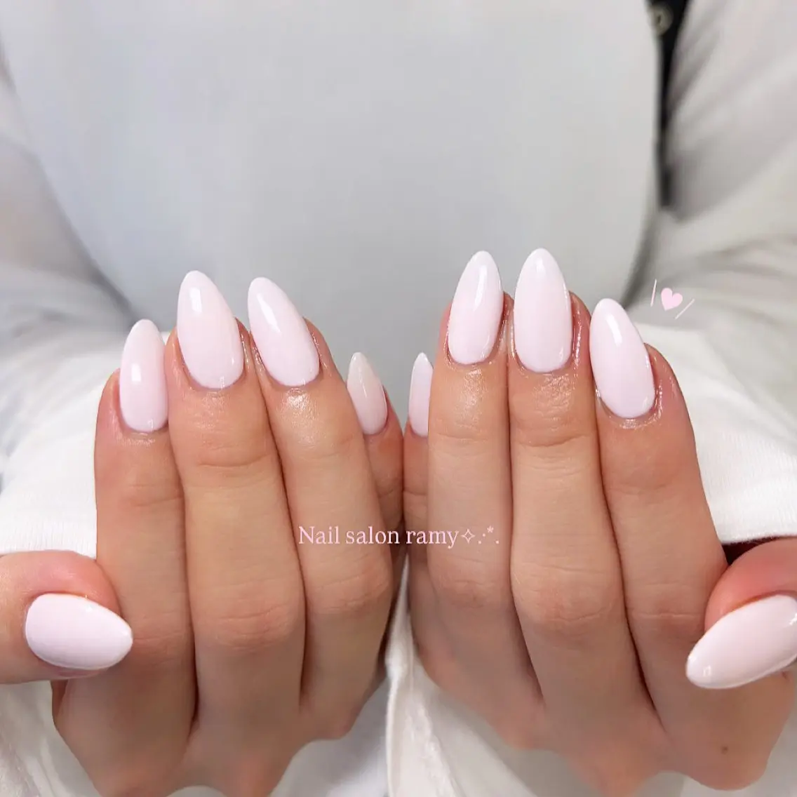 ネイル ワンカラーネイル ハンドネイル Nail salon ramyのマツエク・マツパデザイン