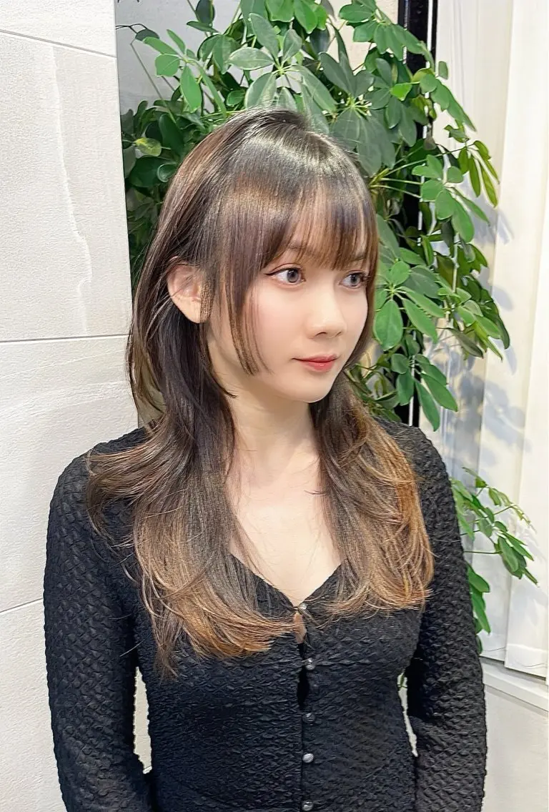 ロング ハイレイヤー 姫カット レイヤーカット 似合わせカット ウルフカット ウルフカット/ ハッシュカット/山路のヘアスタイル