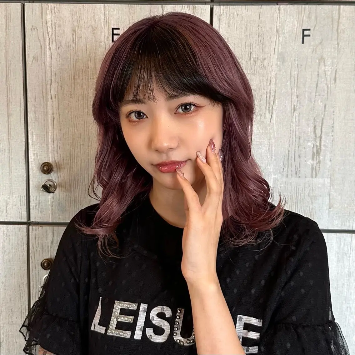 ミディアム カラー 柔らかいbeige ￤韓国￤🩰マユ🩰のヘアスタイル