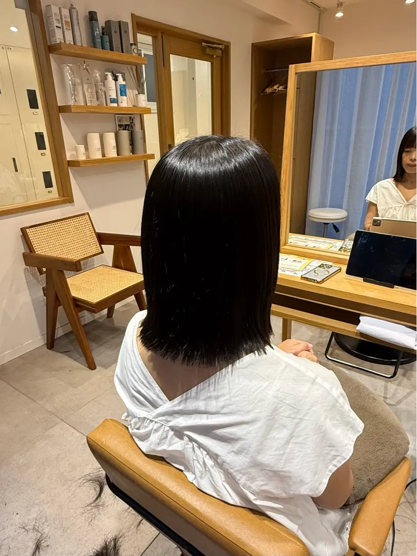 ミディアム fumika ☪︎⋆のヘアスタイル