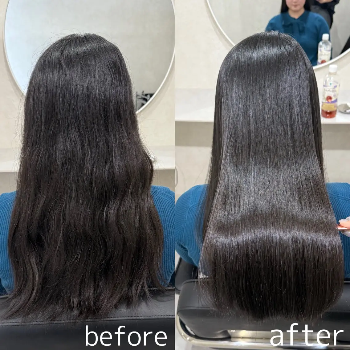 ロング 縮毛矯正 ☁️髪質改善サロン WHITE🫧miuのヘアスタイル