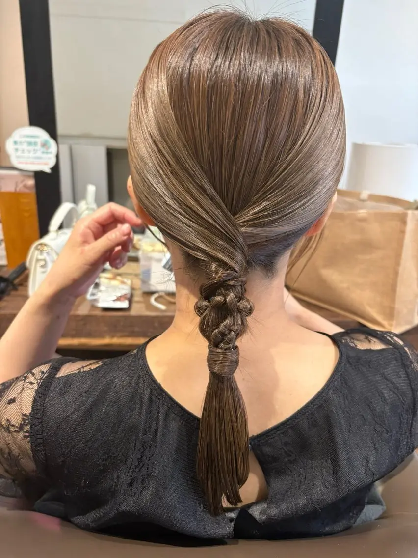 ヘアアレンジ ヘアセット 高橋 乙葉のヘアスタイル