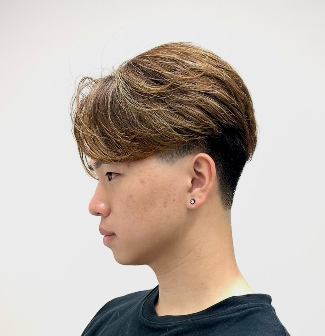 ショート カラー パーマ キッズ カット ヘアカラー 岩城 滉成のヘアスタイル