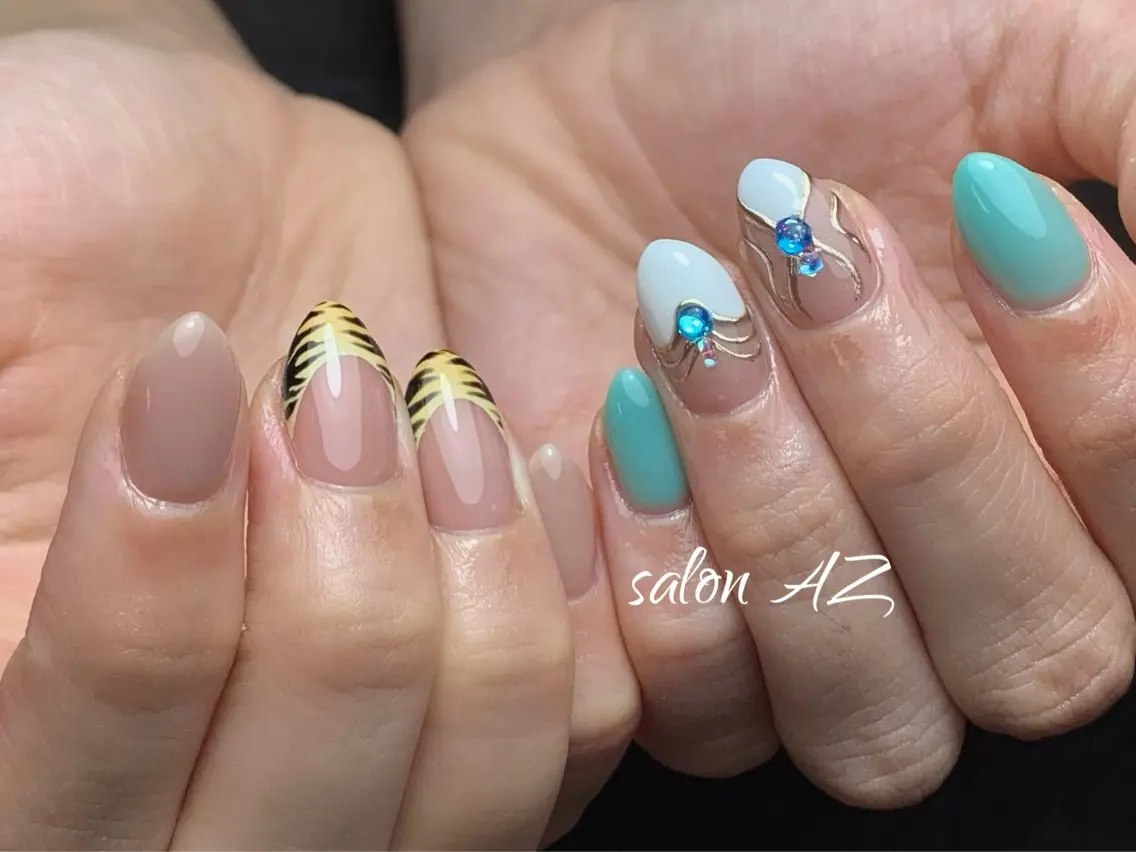 ネイル オフィスネイル ハンドネイル salon AZのネイルデザイン