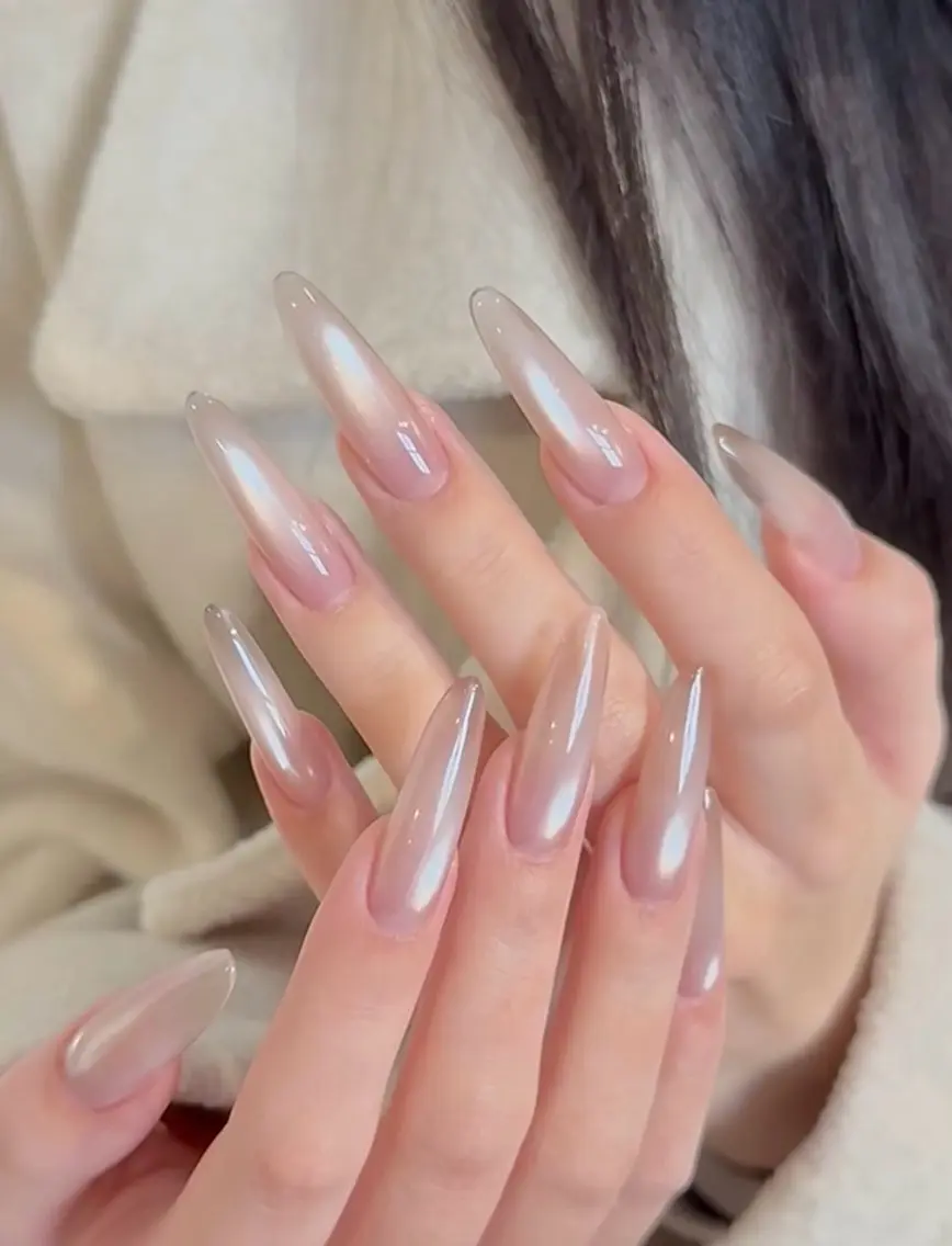 ネイル ハンドネイル ハンドケア Aura Nail ✨Ai✨のネイルデザイン