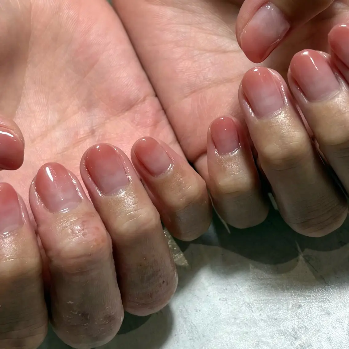 ネイル ハンドネイル WHITE NAIL 鳳店AYUMIのネイルデザイン