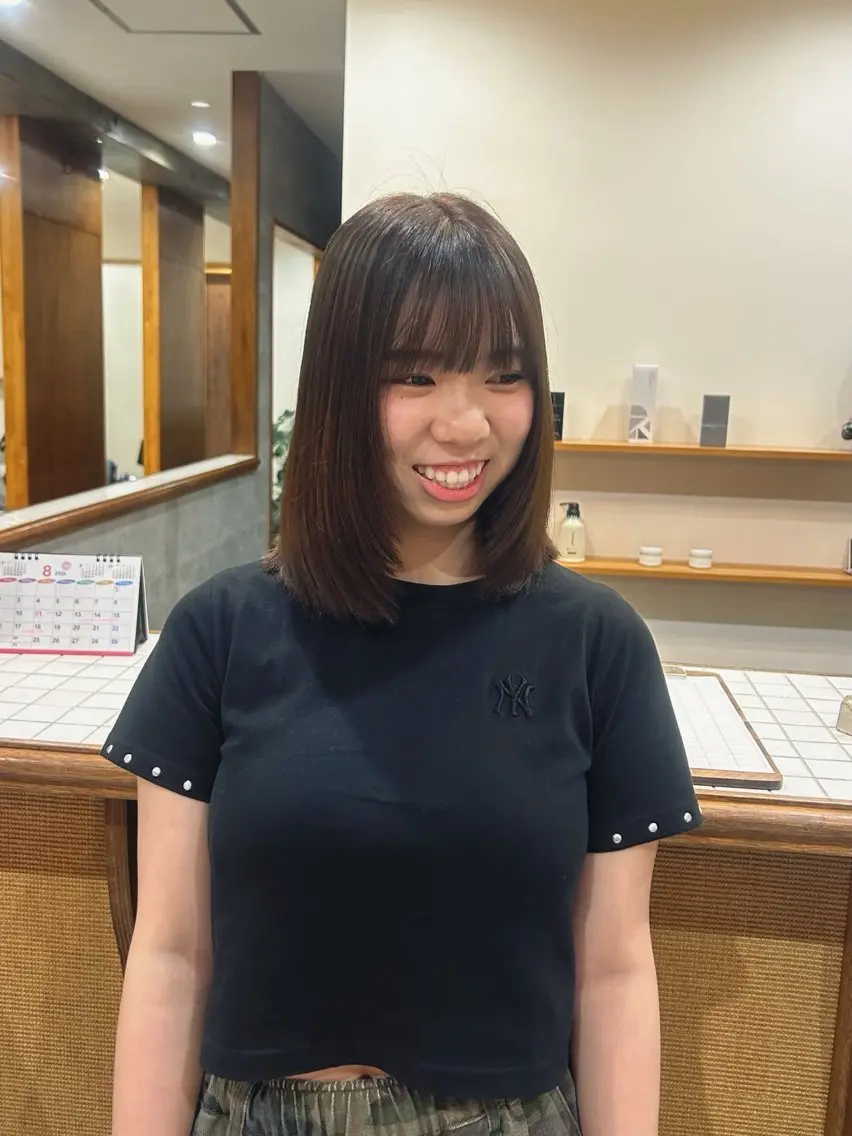 ミディアム カラー ヘアカラー it./ ayariのヘアスタイル
