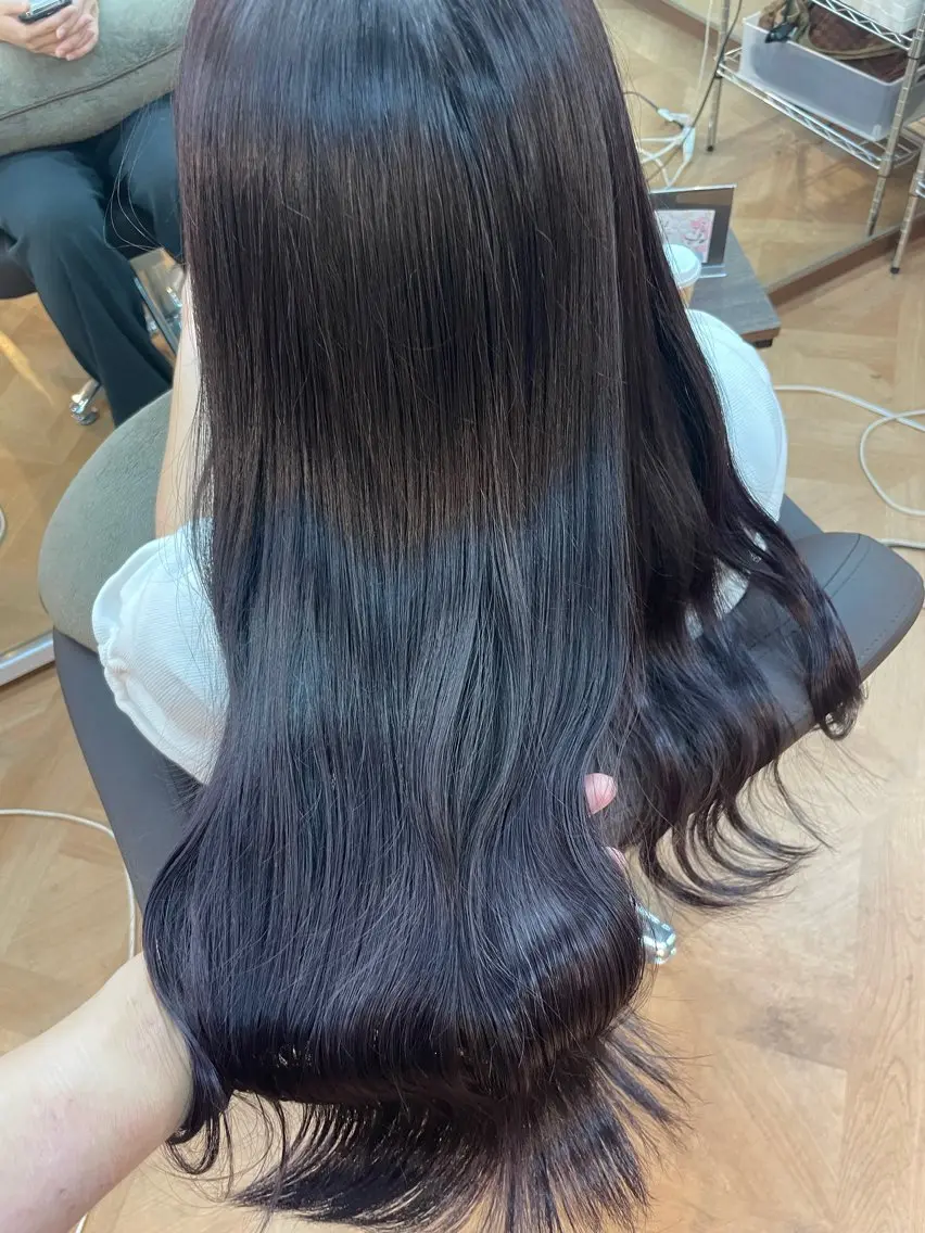 ロング トリートメント チヒョ🦋 韓国hair🇰🇷のヘアスタイル
