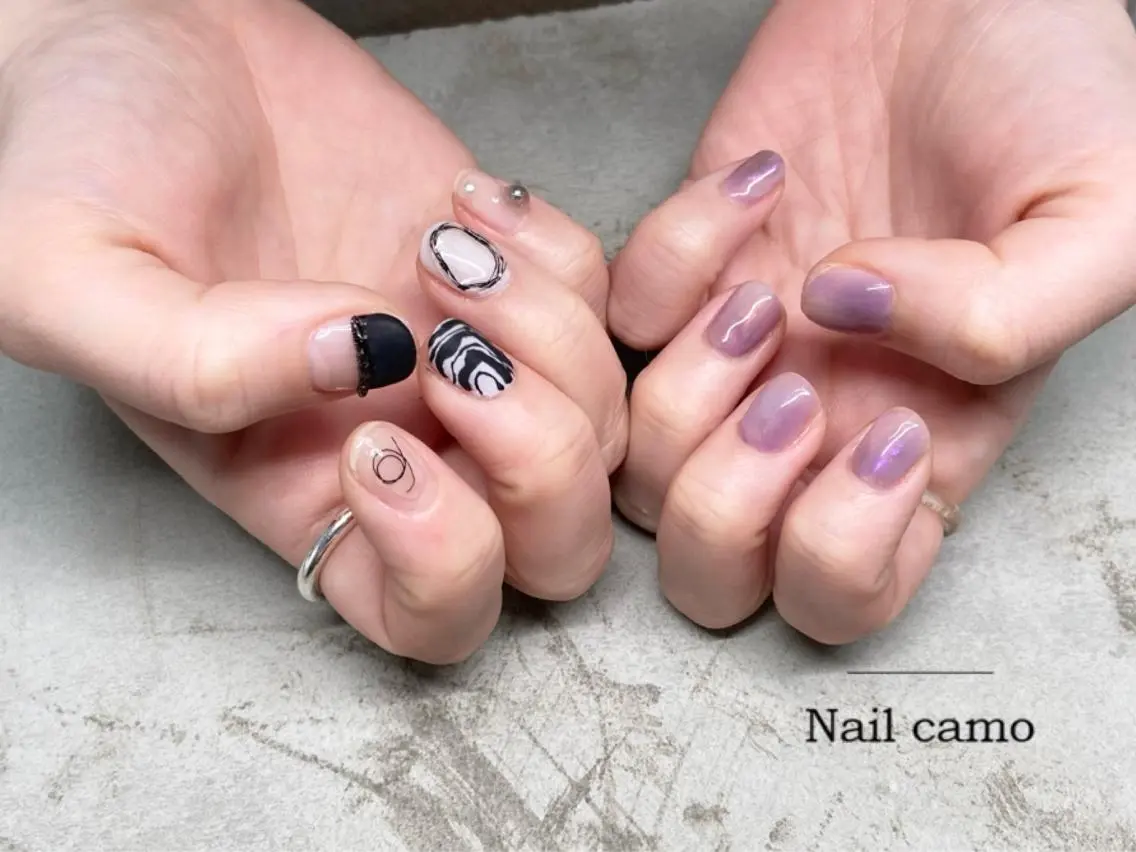ネイル ハンドネイル 🌟Nail camo🌟のネイルデザイン