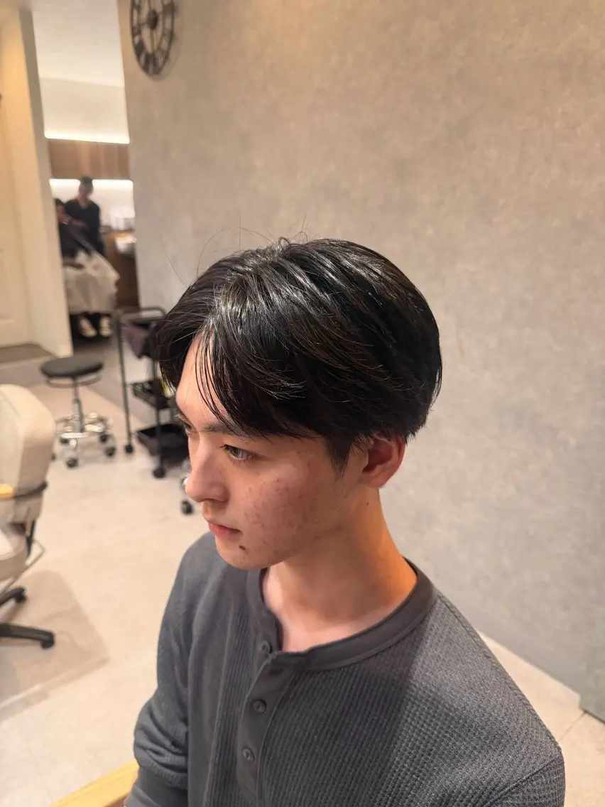 メンズ センターパート マッシュ メンズスタイル/渡邊 優人のヘアスタイル