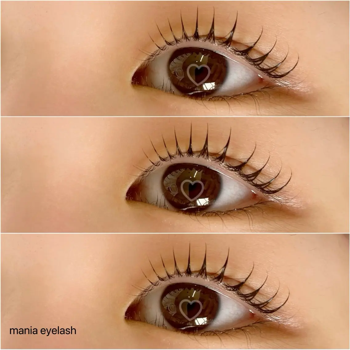 マツエク・マツパ mania eyebrowsのマツエク・マツパデザイン
