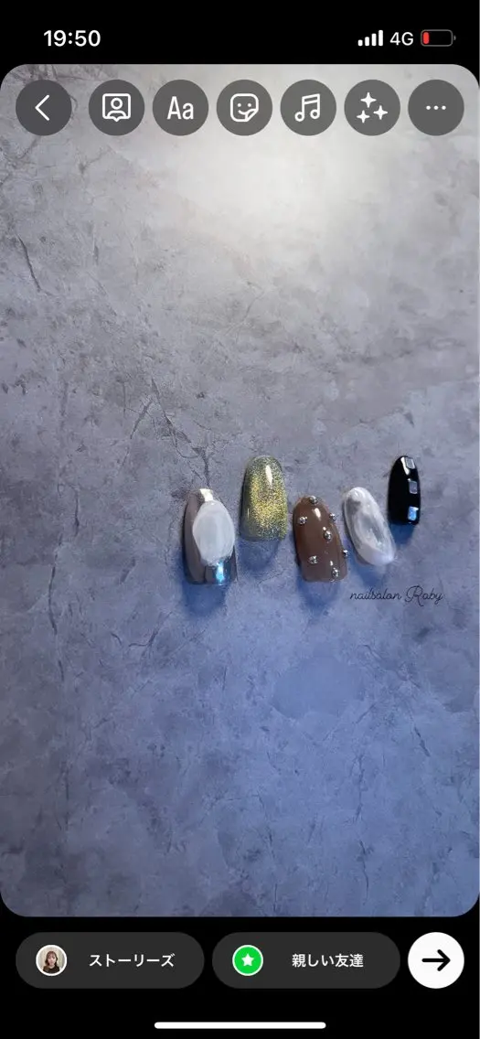 ネイル nail Nのネイルデザイン