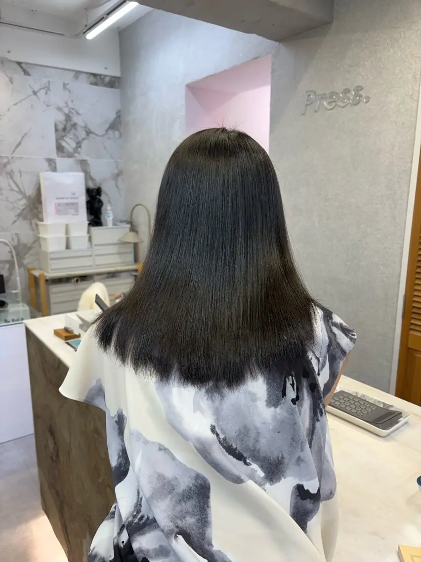 ミディアム トリートメント 山田 魁のヘアスタイル