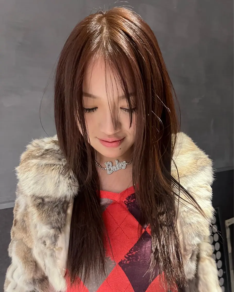 ロング カラー ブラウンカラー ヘアカラー Vicky ブリーチ メンズカジュアルのヘアスタイル