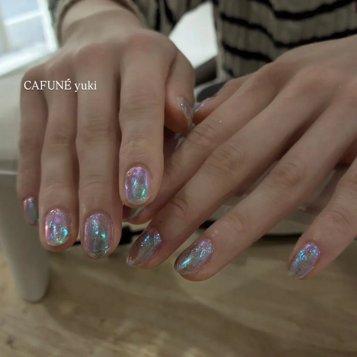 ネイル ハンドネイル 🎼CAFUNÉ_ TOKYO.•*¨のネイルデザイン