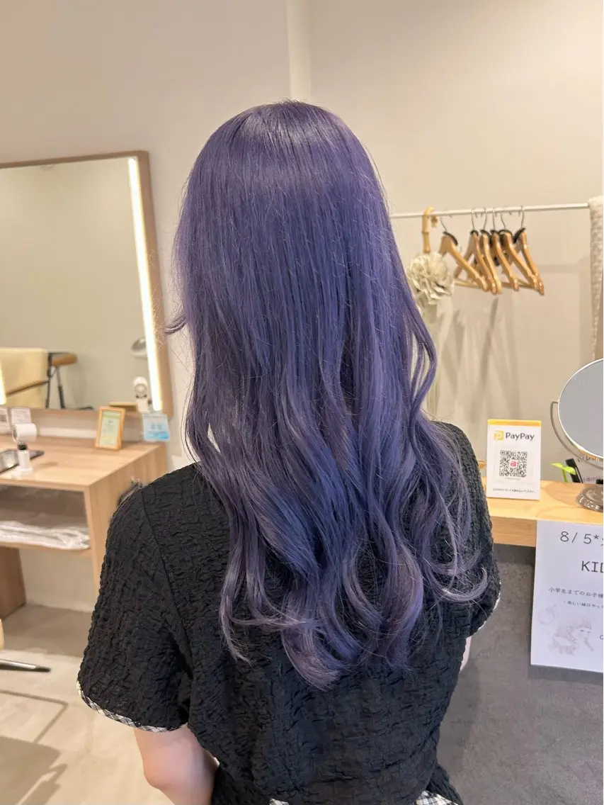 ロング カラー カット ヘアカラー トリートメント 🎀透明感カラー🎀 mikaのヘアスタイル