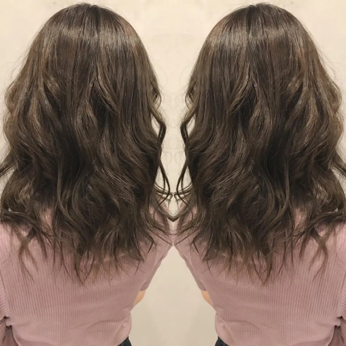 ミディアム カラー カット ヘアカラー トリートメント 重政 和樹のヘアスタイル