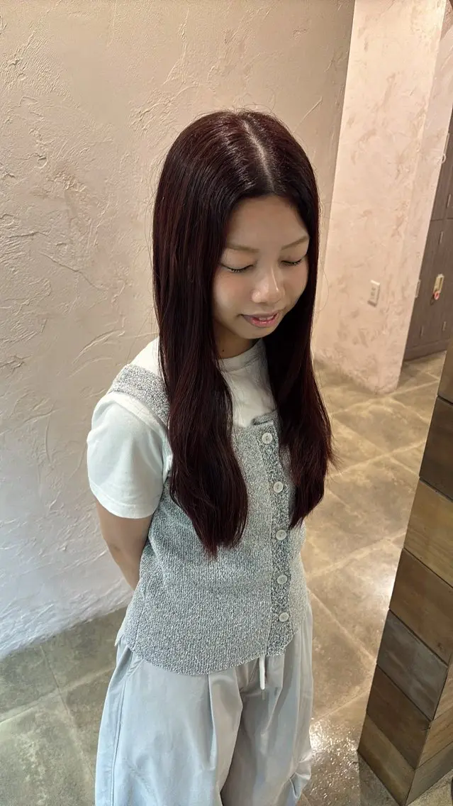 ロング 岩川 陽香のヘアスタイル