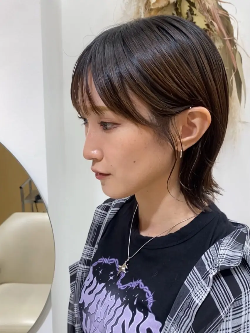 ショート カラー 安永 涼のヘアスタイル
