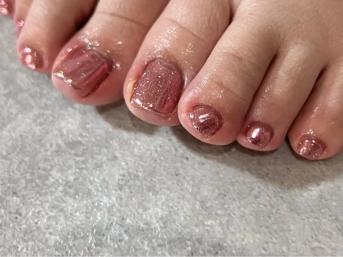 ネイル フットネイル tsuki nail /三茶/韓国ネイルのネイルデザイン