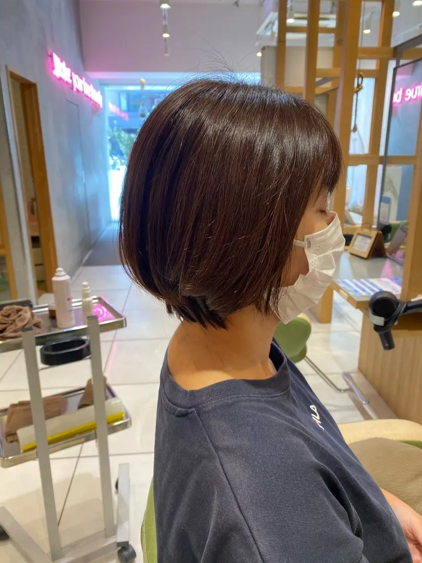 ショート カット トリートメント ふじ ここなのヘアスタイル