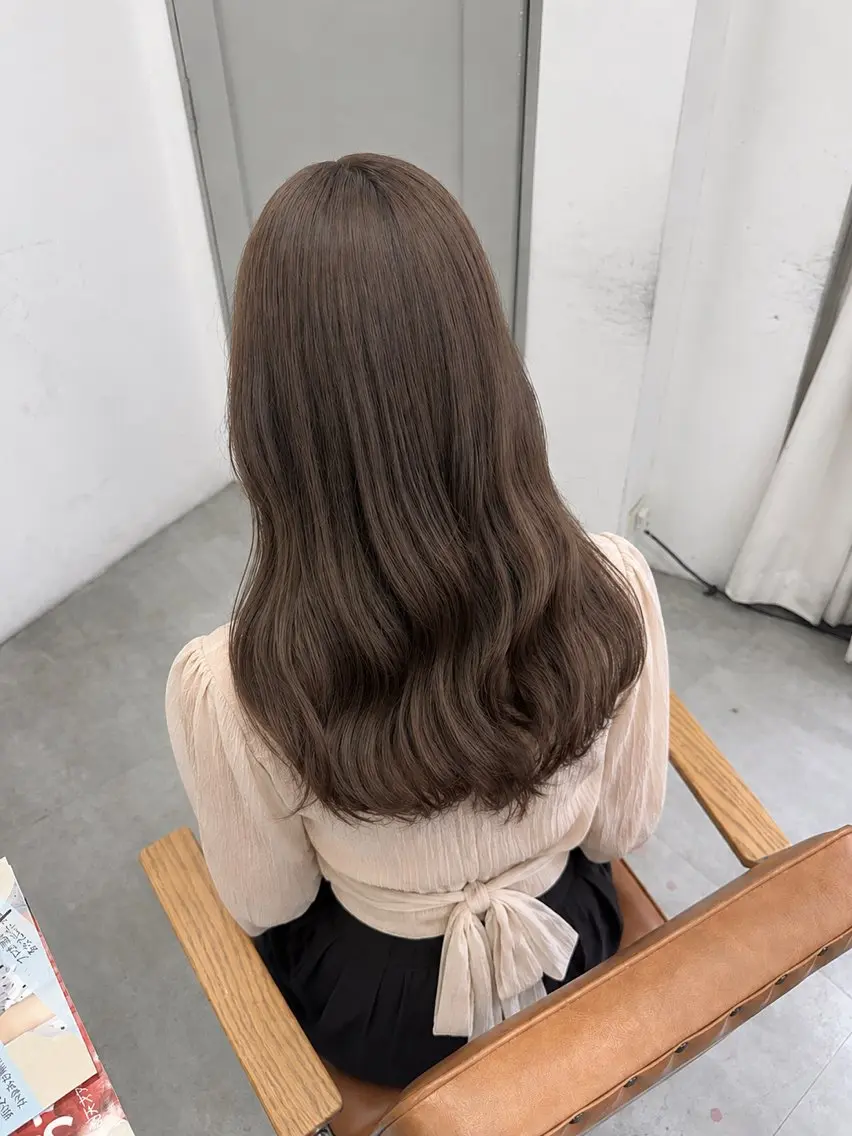 ロング ヘアカラー 艶カラー/髪質改善 サラサ💟のヘアスタイル