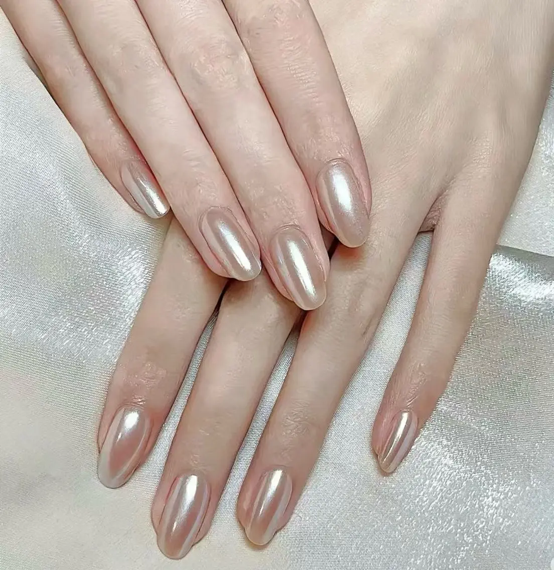 オーロラミラーネイル💅 初回オフ込み!の写真