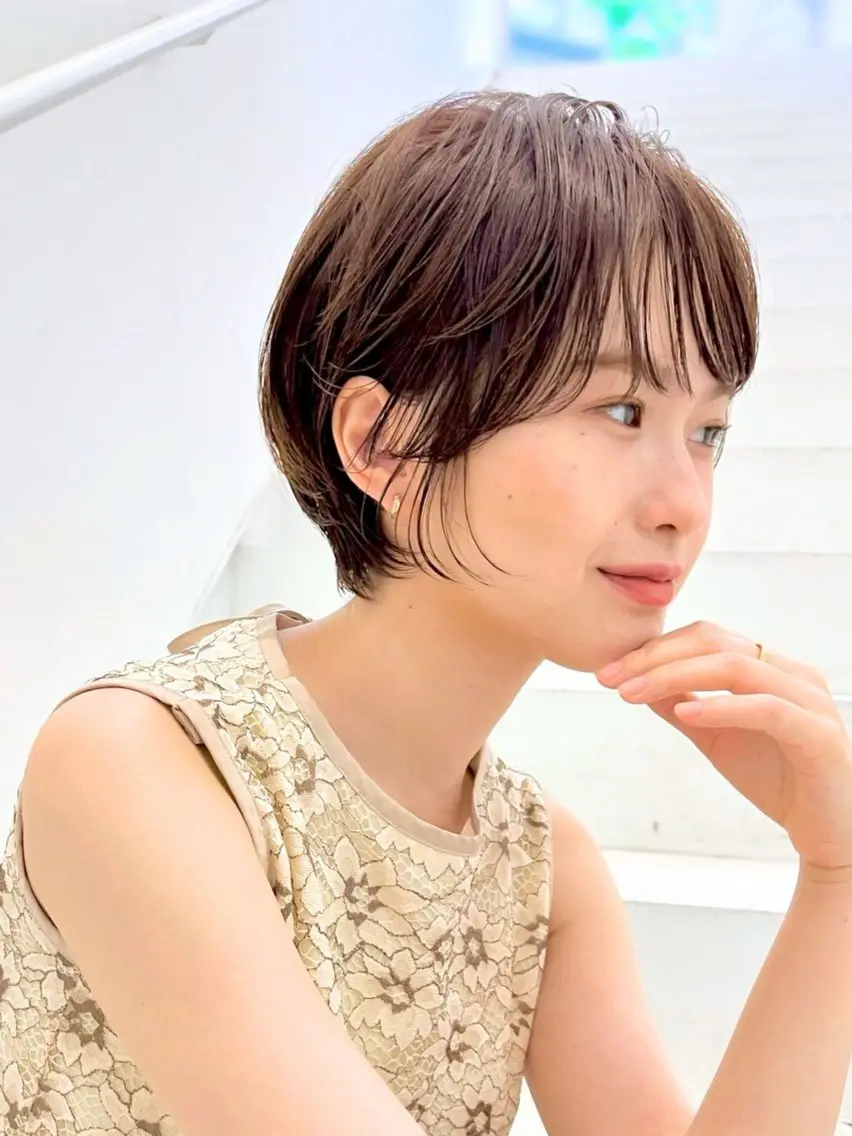 ショート 平田七海 心斎橋のヘアスタイル