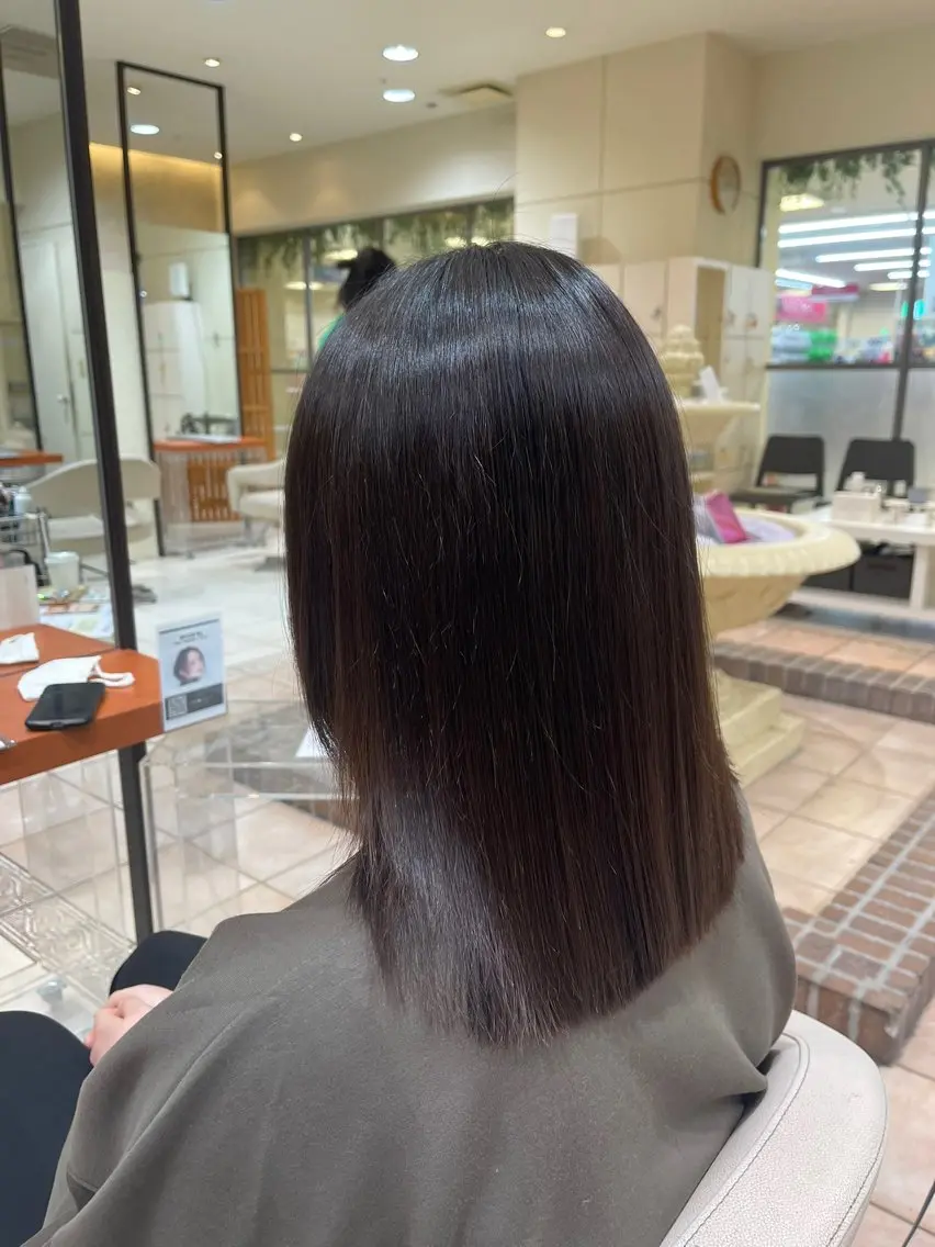 【当日3枠限定】特別価格→似合わせカット+艶カラー+集中補修トリートメントの写真