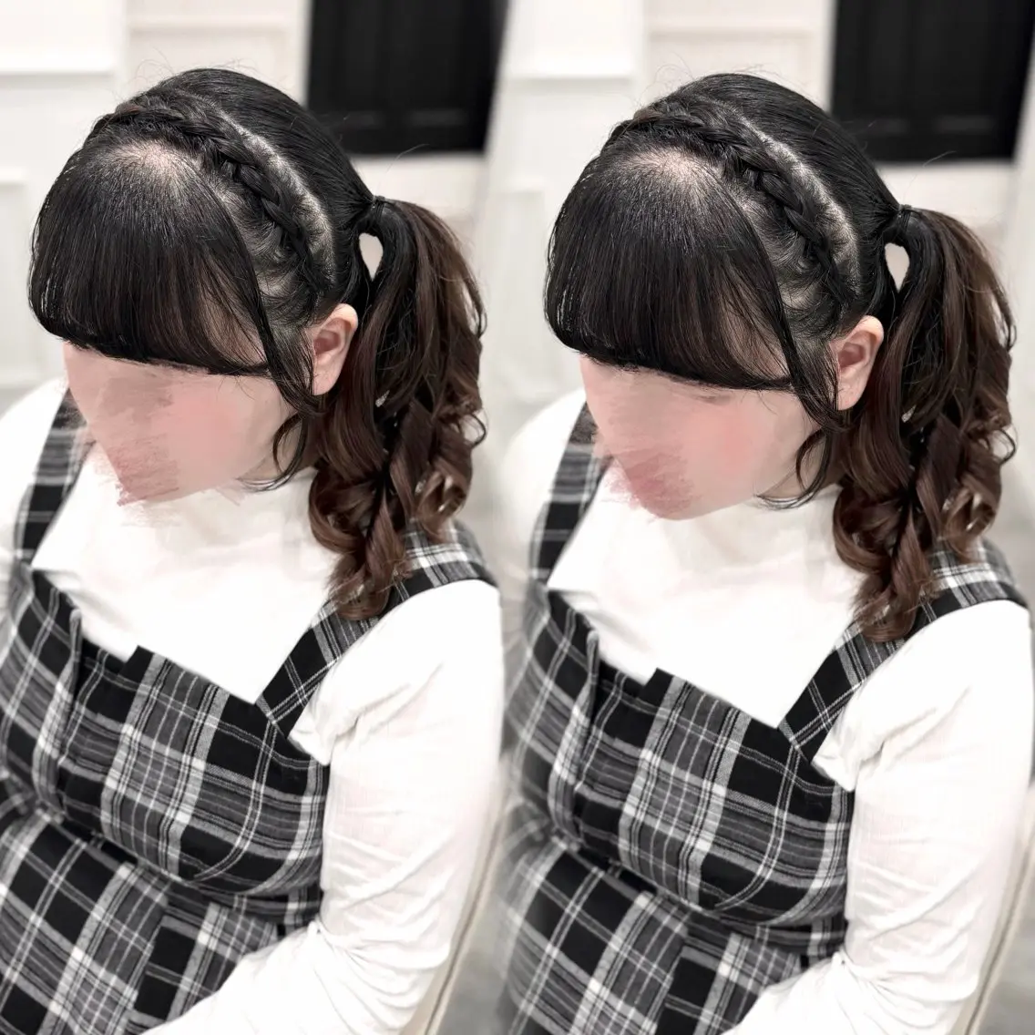 【平日9:00~限定】シンプルヘアアレンジ／ヘアセットモデルの写真