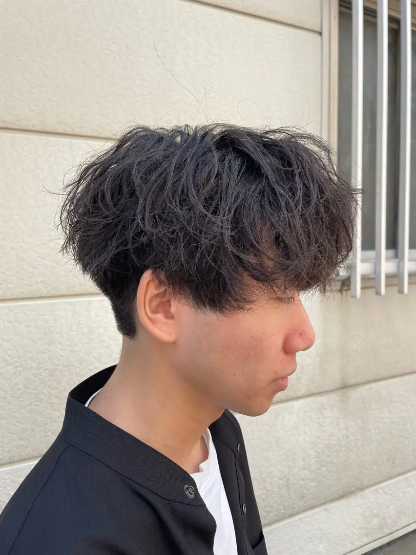 ✨ミニモ限定✨メンズカット＋シャドウパーマ🌀🌀の写真