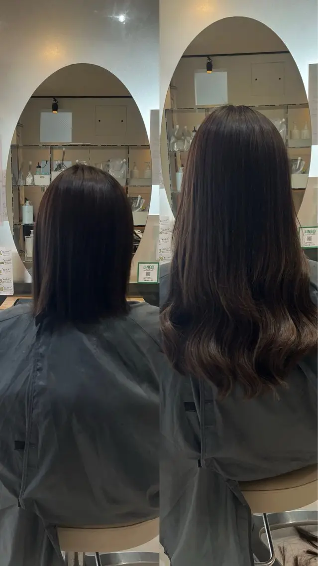 ミディアム 野村 奈里亜のヘアスタイル