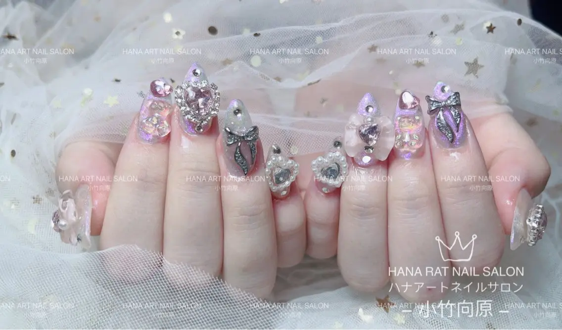 ネイル 韓国ネイル ハンドネイル HANA ART NAIL SALONのネイルデザイン