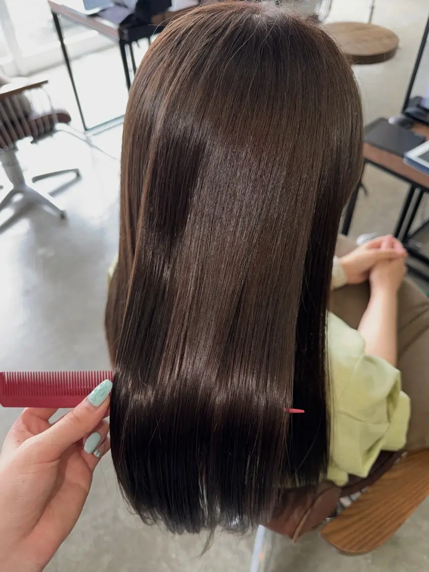 カラー 透明感カラー MIREI🍒⋆꙳ 💟のヘアスタイル