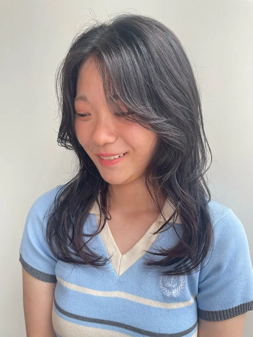 ロング カット 🎀レイヤー/パーマ カラー/ai🎀のヘアスタイル
