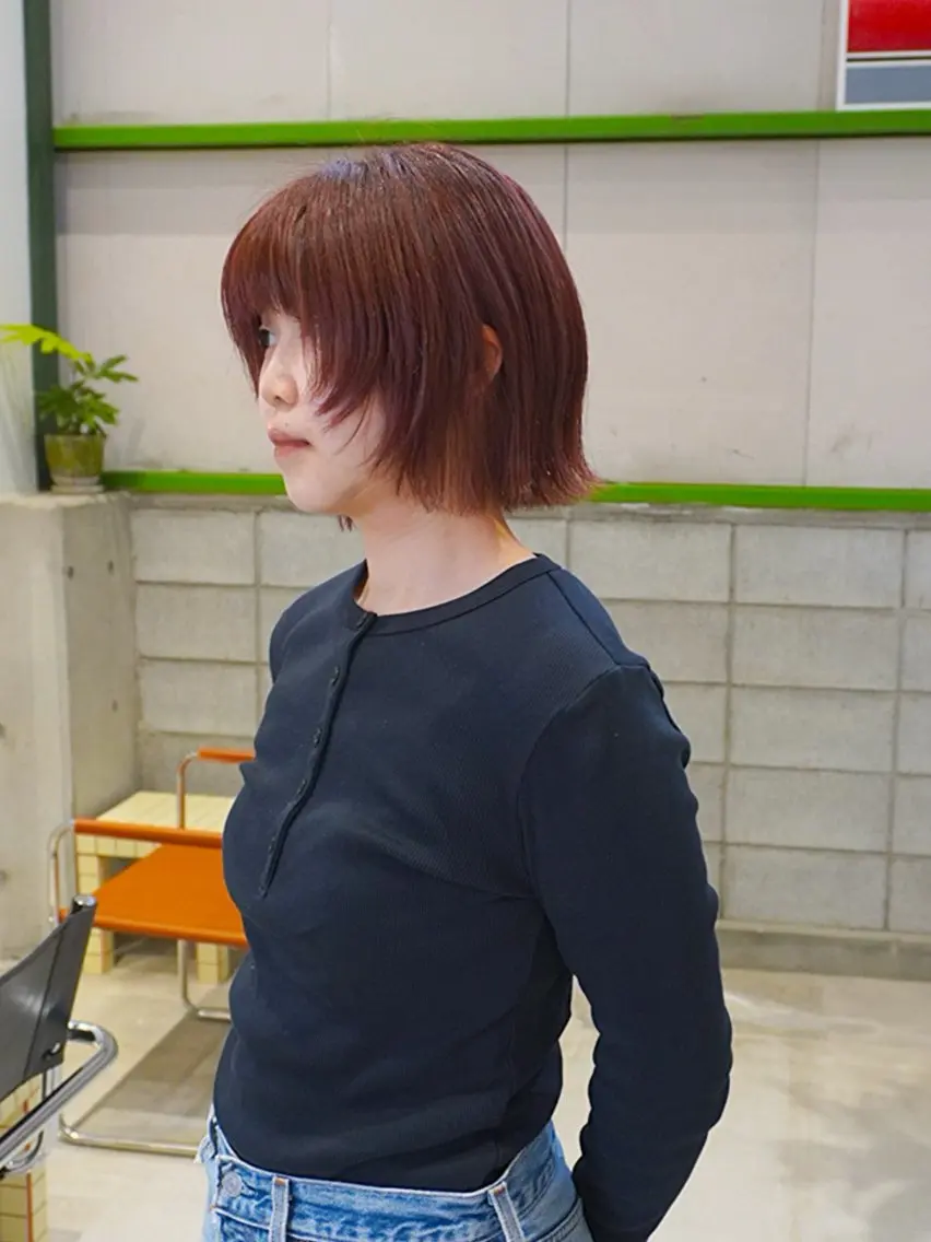 似合わせカット&透明感カラー 14300円→8800円の写真