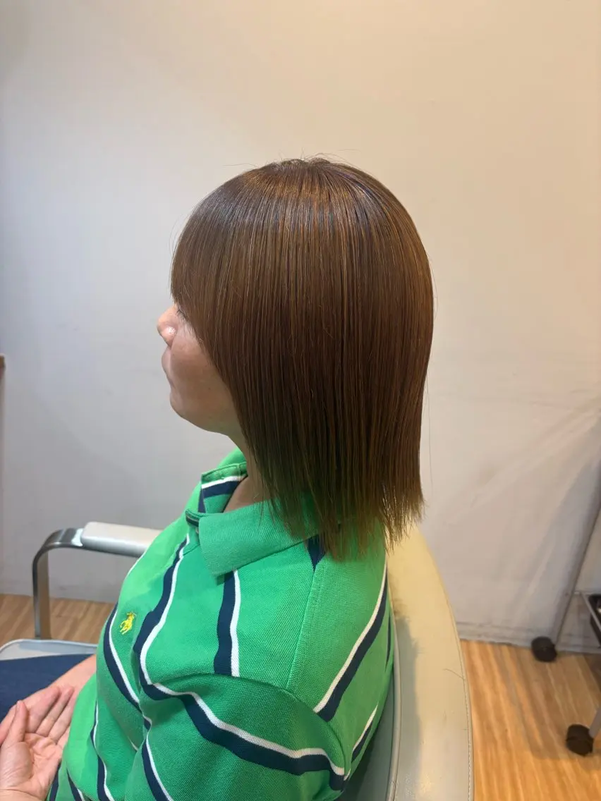 カラー カット ヘアカラー トリートメント 韓国ヘアー🇰🇷 MIWAのヘアスタイル