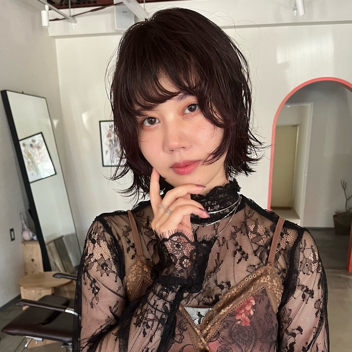 ショート パーマ 内藤 陽平のヘアスタイル
