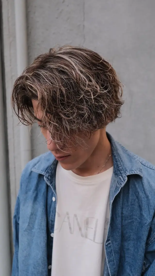 ショート カラー パーマ メッシュ 外国人風カラー BELO / yuzuのヘアスタイル