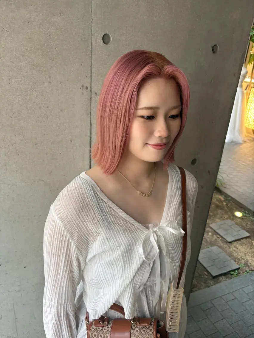 ショート ヘアカラー 【美ボブ.艶カラー. 梅田茶屋町】midoのヘアスタイル