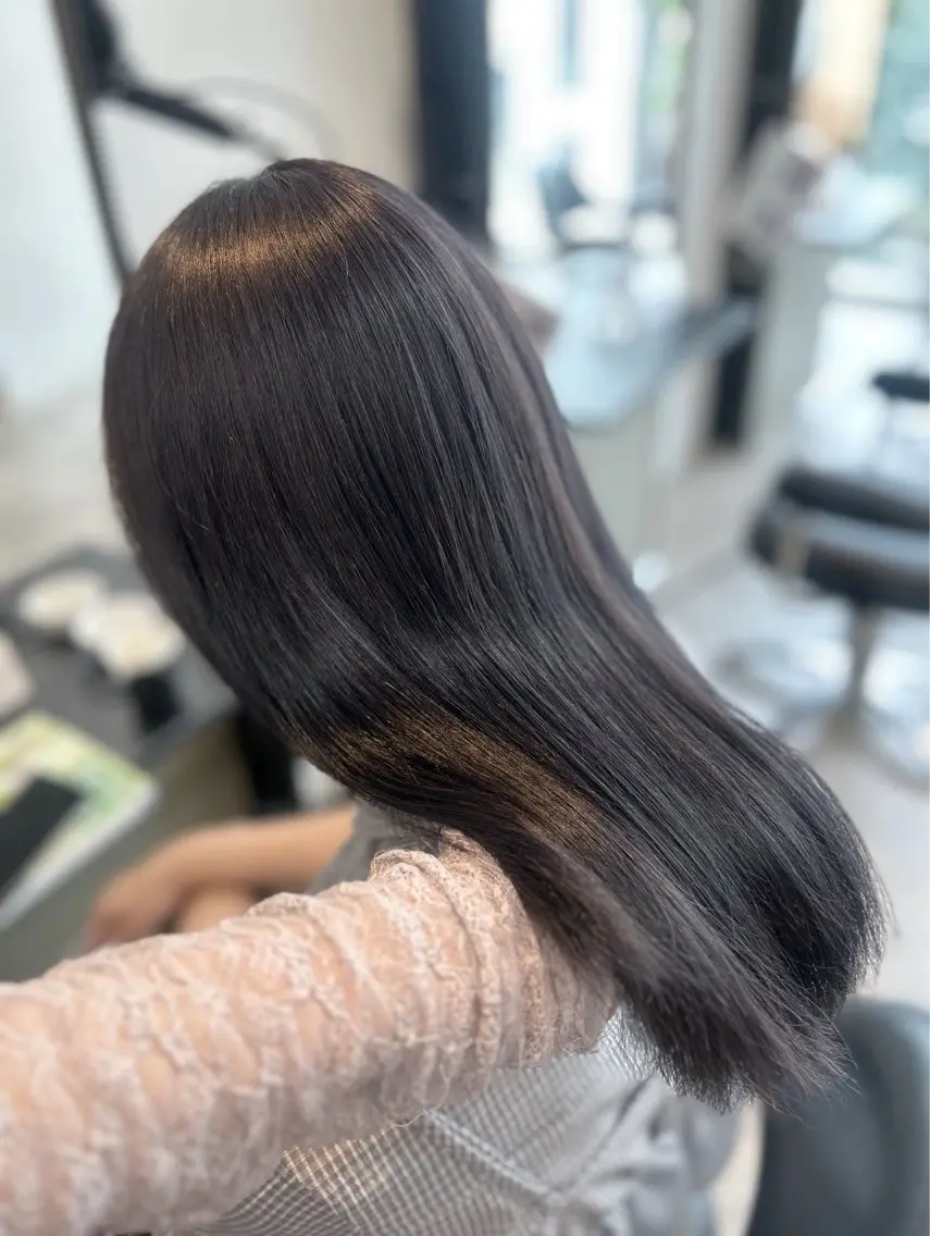 カラー ヘアカラー 透明感カラー୨୧ 松山理桜🩰˖ ࣪⊹のヘアスタイル