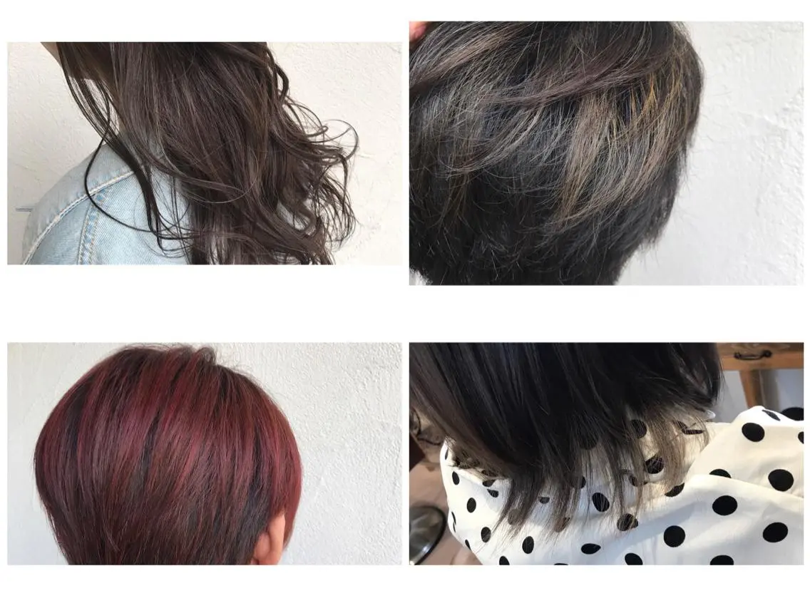 カラー 山下 襟華のヘアスタイル