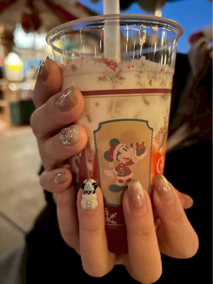ネイル 冬ネイル クリスマス MYu Beauty Salon YURIのネイルデザイン