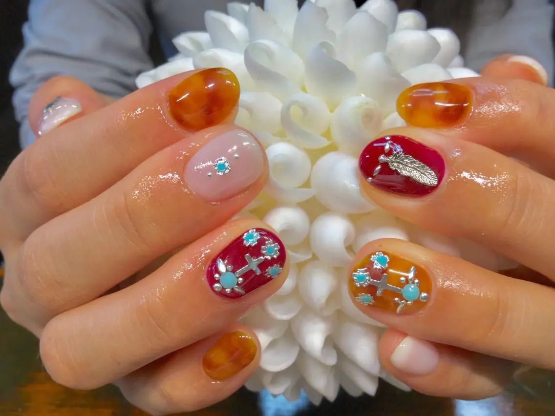 ネイル べっ甲ネイル C's NAILS CHIAKIのネイルデザイン