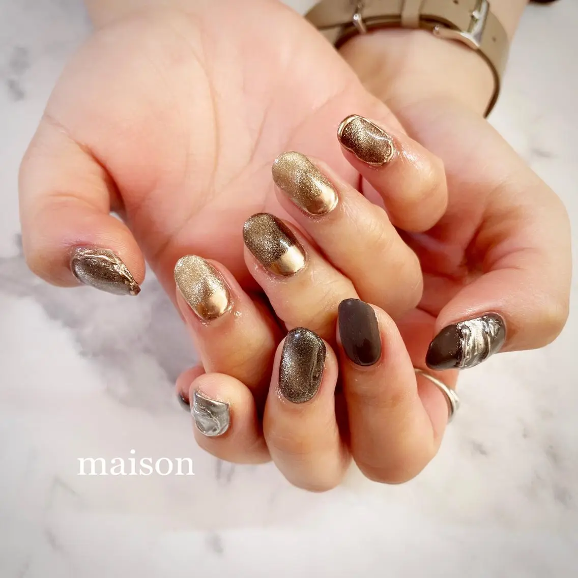 ネイル ハンドネイル ISHIHARA KANAのネイルデザイン