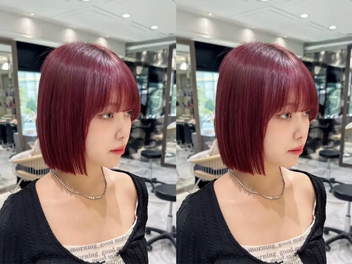 ショート ヘアカラー 透明感カラー/髪質 改善/里奈のヘアスタイル