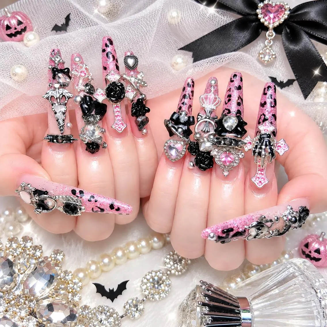 ネイル アートネイル 韓国ネイル ロングネイル 持ち込み シンプルネイル Nova Nailのネイルデザイン